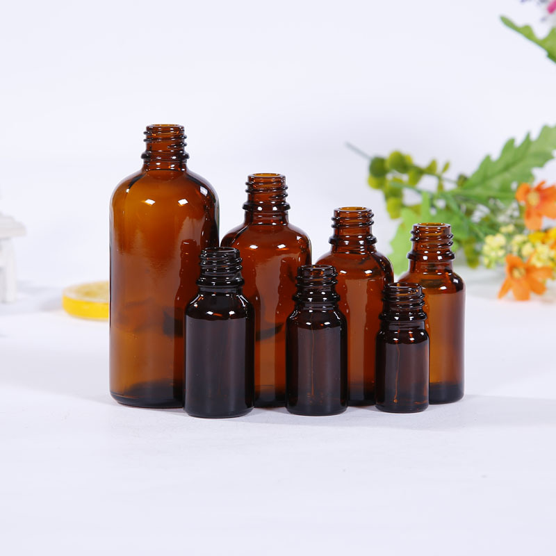 5/10/15/20/30/50 ml Amber Glass Liquid Reagent Pipette Bottle Eye Dropper Drop Aromatherapy Storage Jar Bottles