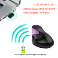 Rechargeable Ergonomic Vertical Wireless Mouse with Usb Receiver 800 1200 1600 DPI Ergonomico Raton Inalambrico Ordenador Mice