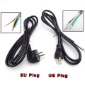 1.5m EU Plug Power Cable Open End Rewired Cable Laptop Power Supply Extension Cord For Electric Fan Vacuum Dishwashers