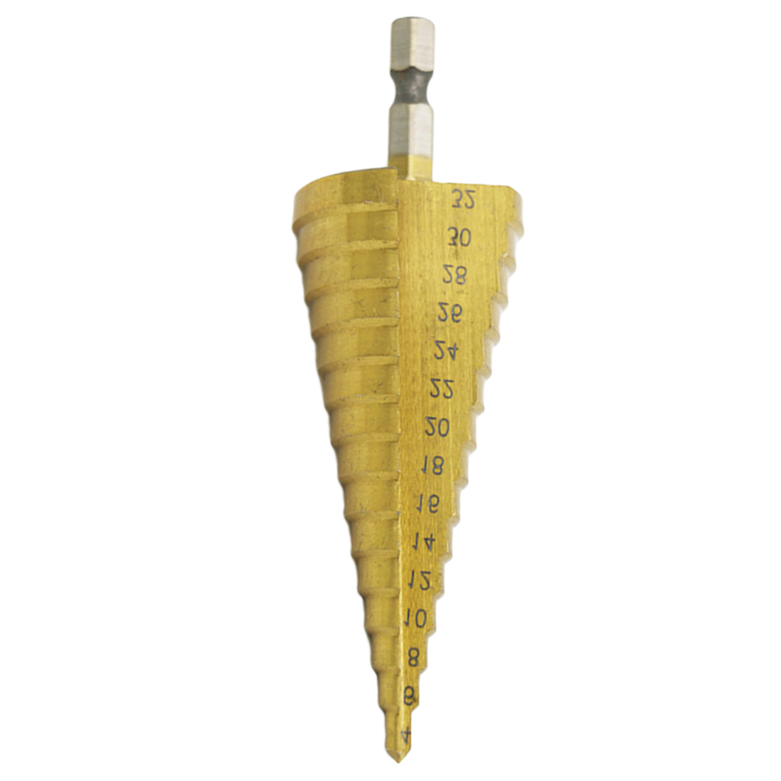 4-32 mm HSS Titanium Coated Step Drill Bit Drilling Power Tools for Metal High Speed Steel Wood Hole Cutter Step Cone Drill
