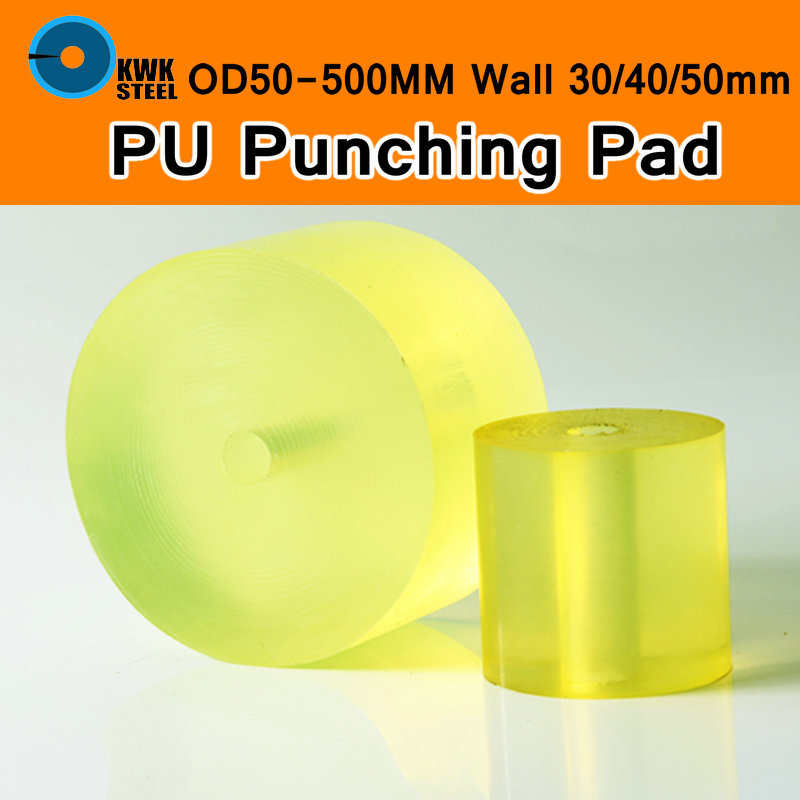 PU Elastic Punching Cushion Pad PU Round Plate Rubber Spring Sheet Polyurethane Dichotomanthes Die Pad Mould Sealing Gasket Fill