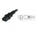 Single C14 to Dual C13 5-13R Short Power Y Type Splitter Adapter adaptor Cable 250V 10A Cord Prefix power line products