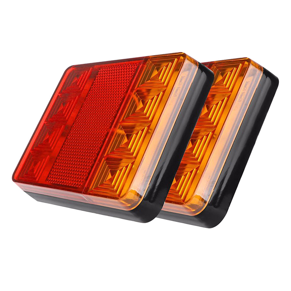 1pcs Car 12V 8LED Trailer Tail Light Left And Right Taillight Truck Car Van Lamp IP65 Waterproof Trailer Taillight