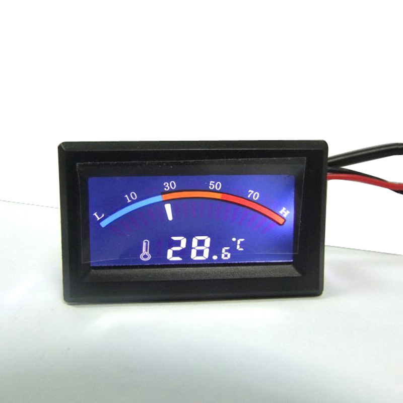 LED Thermometer 3 Way FlowMeter With 2 Barbs For Water Cooling Liquid Cooler System