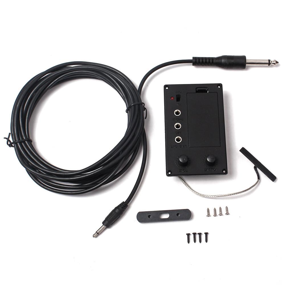 New arrival Electric Violin EQ Preamp Pickup Transducer Violin Parts Musical Instrument Guitar Parts Accessories