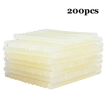 200Pcs/Set 7mm x 100mm Hot Melt Glue Sticks For Electric Glue Gun Craft Album Repair Tools For Accessories Set Kits