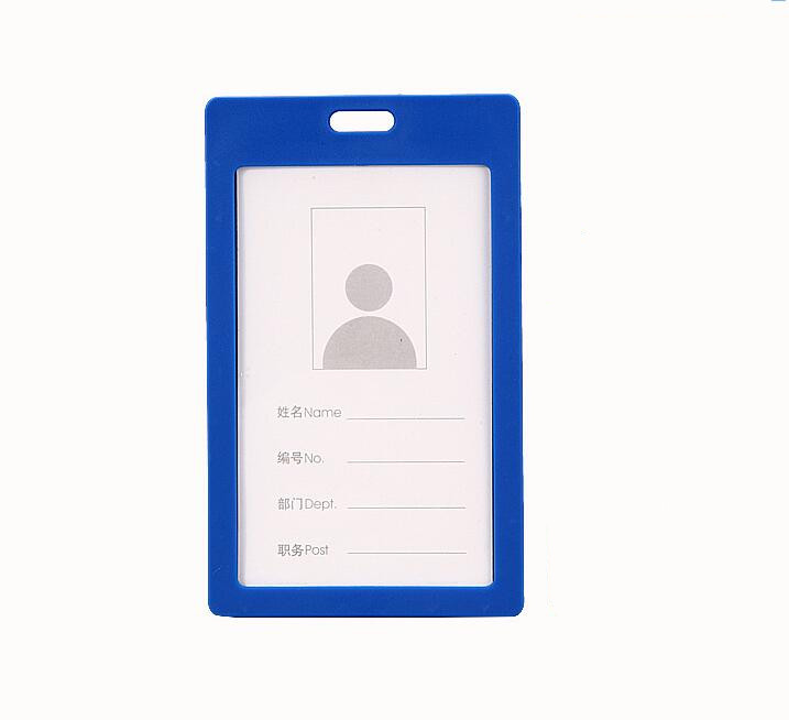 6 Colors Work Card ID Card Set Vertical Bus Card Holder Work Employee Badge Set Nurse Accessories