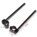 Universal Motorcycle Handlebars Cafe Racer Adjustable Handlebars CNC 3132 33 35 36 37 39 41 43 45 48 50 51mm Clip for motorcycle