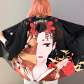 Kimono Women Yukata Haori Japanese Kimono Cardigan Yukata Female Japanese Streetwear Samurai Japan Clothing Cosplay FF20200