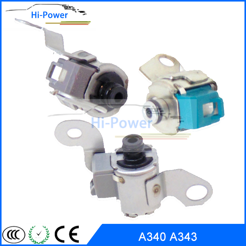 A340 A343 Transmission Solenoid Kit for Toyota 4 Runner / Pick-up Truck 3-pc Set 2000-On (99195)*