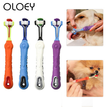 1Pc Pet Dog Toothbrush Multi-angle Cleaning Tooth Bad Breath Tartar Teeth Care Tool Brush for Dog Cat Protection Health Product