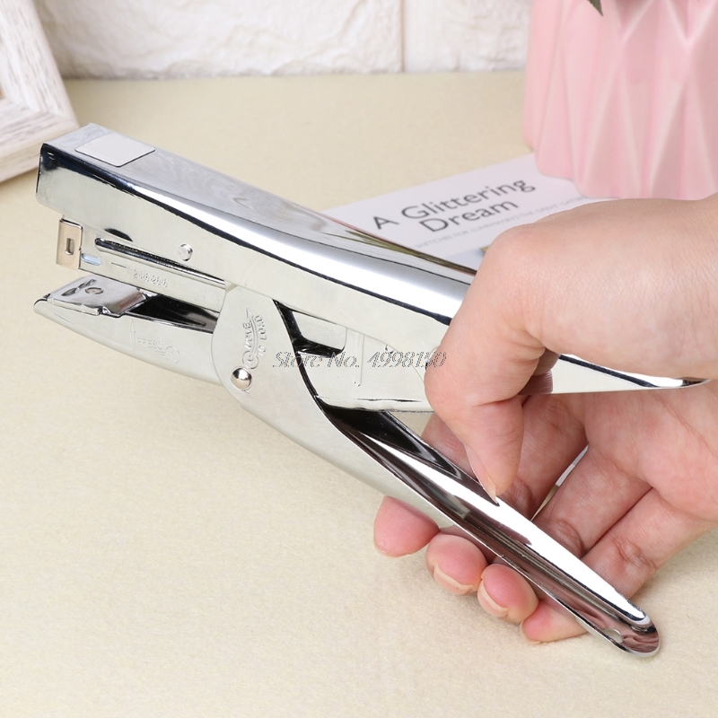 Durable Metal Heavy Duty Paper Plier Stapler Desktop Stationery Office SuppliesWholesale dropshipping