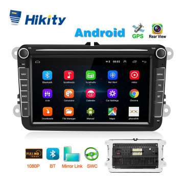 Hikity Android 8.1 Multimedia 2 Din GPS Auto Car Stereo Radio 8'' Car MP5 Player CANBUS Mirror link Bluetooth WIFI FM Radio