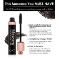 Hot Black 4D Fiber Mascara Cream False Eyelash Extension Natural Curling Mascara Waterproof Lengthening Thick Mascaras TSLM1