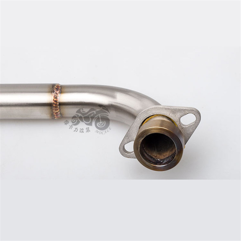 Modified Motorcycle Exhaust Pipe Front Section R15 Front Link Pipe Elbow R15 Stainless Steel Middle Section Rear Section Elbow