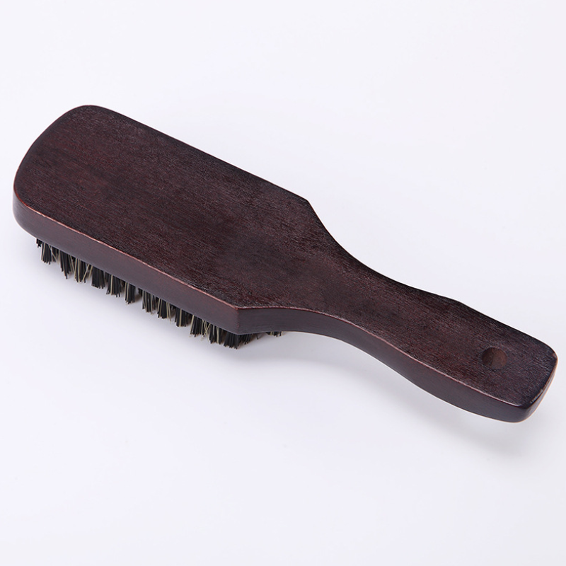 Fashion Wooden Handle Beard Brush Men's Beard Brush Shaving Brush Best Horsehair Shave Wood Handle Razor Barber Tool Beauty