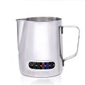 Coffee Milk Frothing Pitcher With Built-In Thermometer Espresso Coffee Barista Craft Latte 304 Stainless Steel 20oz / 600 ml