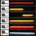 Truck Tailgate LED Light Bar 48 Inch 60 Inch Triple Row 6-Funtions Universal Reverse Brake Tail Signal Lamp Tail Strip Light 12V