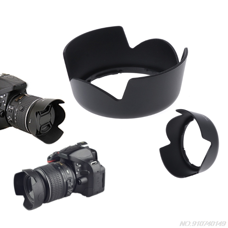HB-69 Bayonet Mount Camera Lens Hood for nikon D3200 D3300 D5200 D5300 DX18-55mm D04 20 Dropshipping