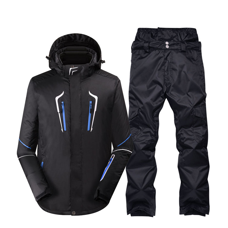 Plus size Jacket and pant Men's Snow Suit Wear outdoor sports special Snowboarding Clothing windproof waterproof Ski suit sets