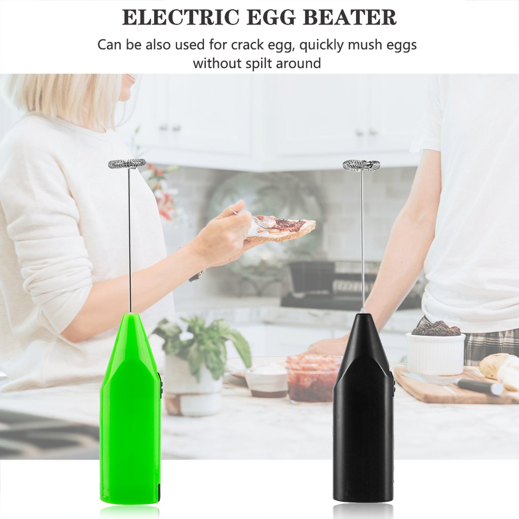 Electric Mini Beating Egg Coffee Mixer Foam Kitchen Tool Milk Drink Mixer Stirrer Home Appliances Stainless Steel Food Mixer