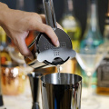 Stainless Bar Cocktail Boston Shaker Set 28Oz Barware Browser Kit Ice Tong Strainer Stirrer Drink Professional Bartender Tool