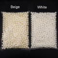 4/6/8/10/12/14/16mm pearl beads ABS loose Round Beads Craft For Fashion Jewelry Making white beige DIY Imitation Garment beads