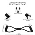 Yoga Resistance Exercise Bands Gym Fitness Equipment Pull Rope 8 Word Chest Expander Elastic Muscle Training Tubing Tension Rope