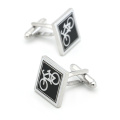iGame New Arrival Bike Cuff Links Black Color Bicycle Design Quality Brass Material Men Cufflinks Free Shipping