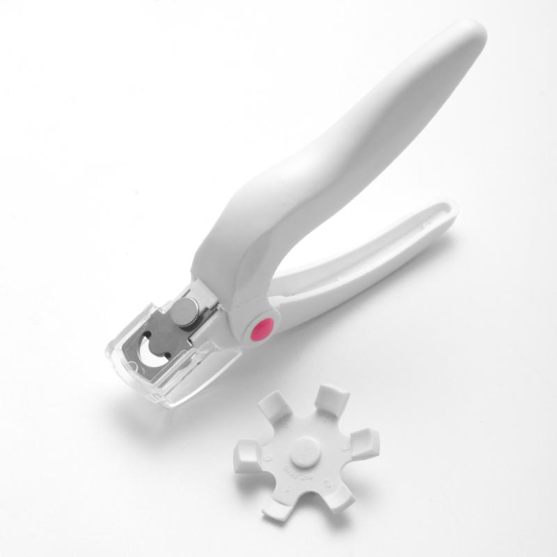 White Flat Cut U-shaped Nail Scissors French False Nails Phototherapy Nail Scissors Nail Clippers