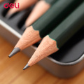 Deli 12 Pcs/Box Standard pencil 3H-9B stationery Sketch Drawing painting Pencil Non-toxic Pencils for Office arties supplies
