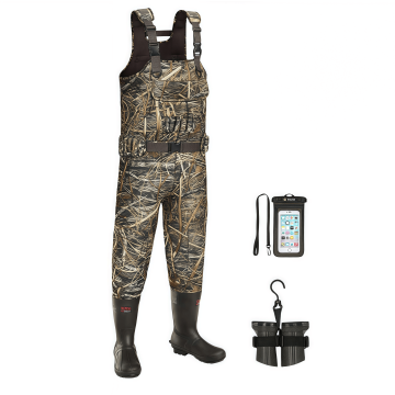 Waterproof Neoprene Camo Fishing Waders for Hunting and Outdoor Adventures