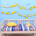 Cartoon DIY Yellow Eggs Chick Wall Stickers for Kids Rooms Decor Furniture Sticker Kitchen Cabinets Decoration Posters