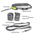 Pet Elastic Belt Running Dog Leash Set Hands Free Dog Leash Collar Pet accessories Puppy Dog Harness Leash For Animals KO879924