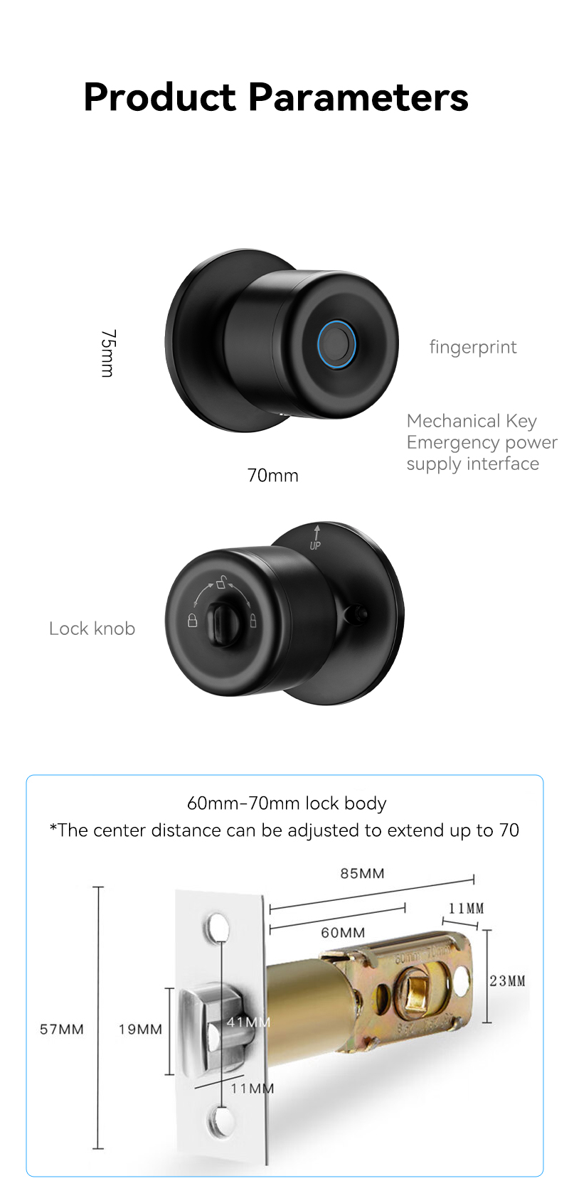smart lock door knob