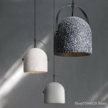 Nordic Loft Cement Chandelier Lights Simple Modern Pendant Lamp Creative Personality Art Hall Bar Cafe Hanging Lights Home Decor