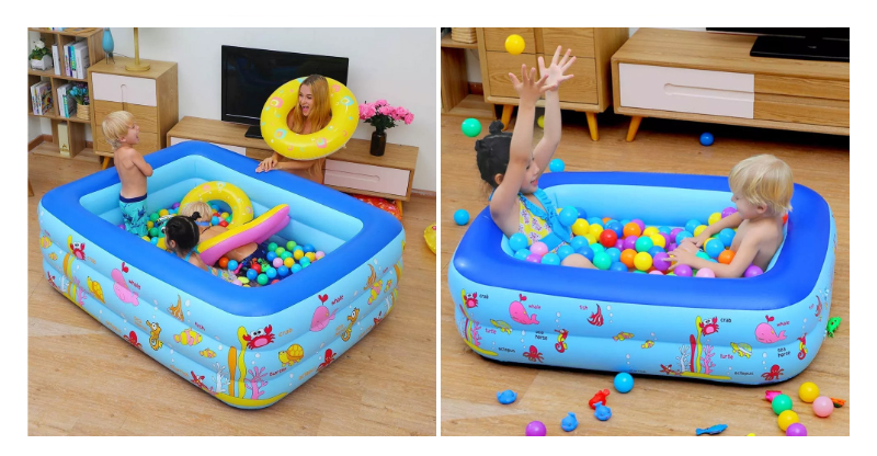 Family-size Inflatable Swimming Pool
