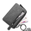 Polyester Men Wallet Pouch with Key Ring