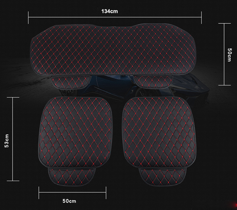 HuiER Car Seat Cushions High Leather Comfortable Car Styling Anti-skid Seat Protector Car Seat Covers Seat Cushion Free Shipping