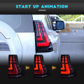 HCMOTIONZ LED Tail Lights For Toyota Land Cruiser Prado 2010-2021 4th Gen GX460 J150 Animation DRL