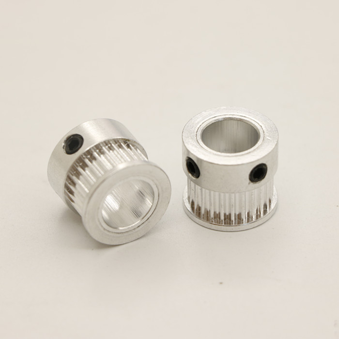2PCS 3D Printers Parts printer pulley GT2 25 teeth bore 6mm /10mm 2GT 25teeth timing pulley fit for GT2 belt width 6mm