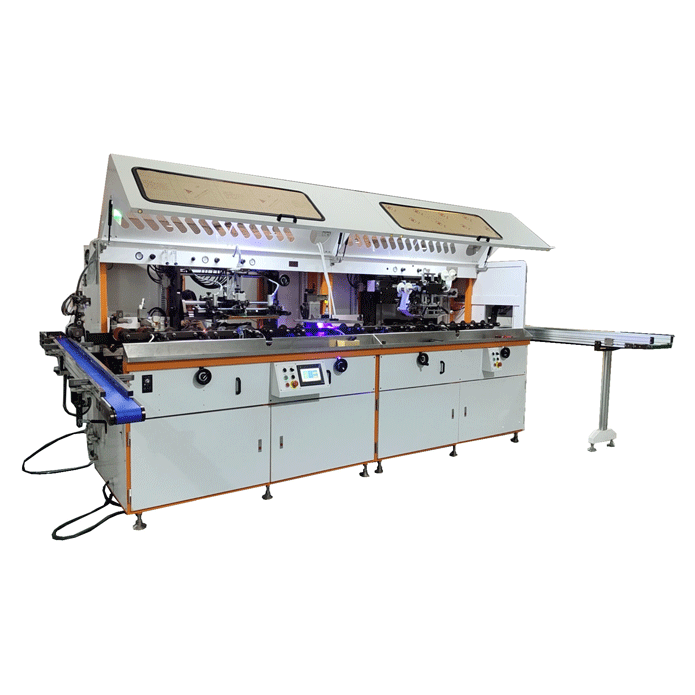 Automatic bottles screen printing machine
