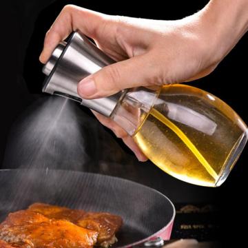 Hand Pressure Oil Spray Bottle BBQ Baking Olive Oil Spray Bottle Sauce Vinegar Spray Bottle Water Pump Gravy Boats Grill Sprayer