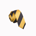 Sale Fashion Necktie Classic Men's Striped Gold 100% Polyester Wedding Ties 5CM Jacquard Woven Necktie Men Solid Tie Neck Ties