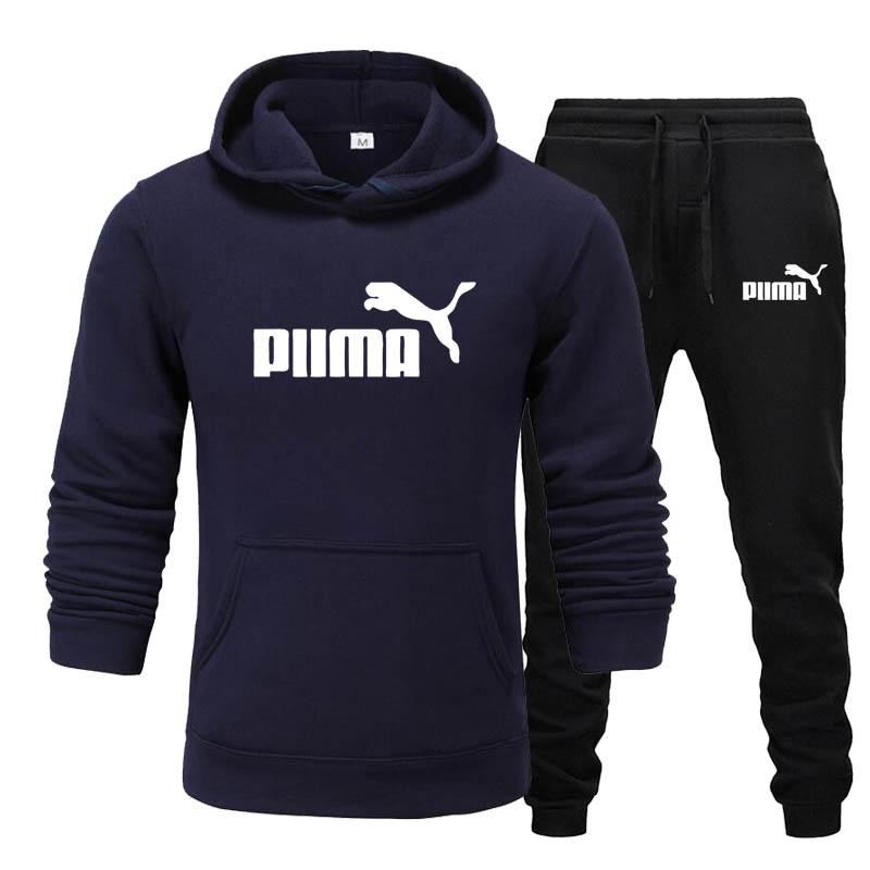 Autumn Fashion Casual Tracksuit Men's Sets Tracksuit Men Sweat Suit Mens Hooded Sweatshirts Pants Jogger Male Sportsuits Hoodies