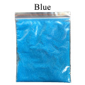 50g Blue Color Glitter Powder Pigment Coating Acrylic Paint Powder for Paint Nail Decoration Car Art