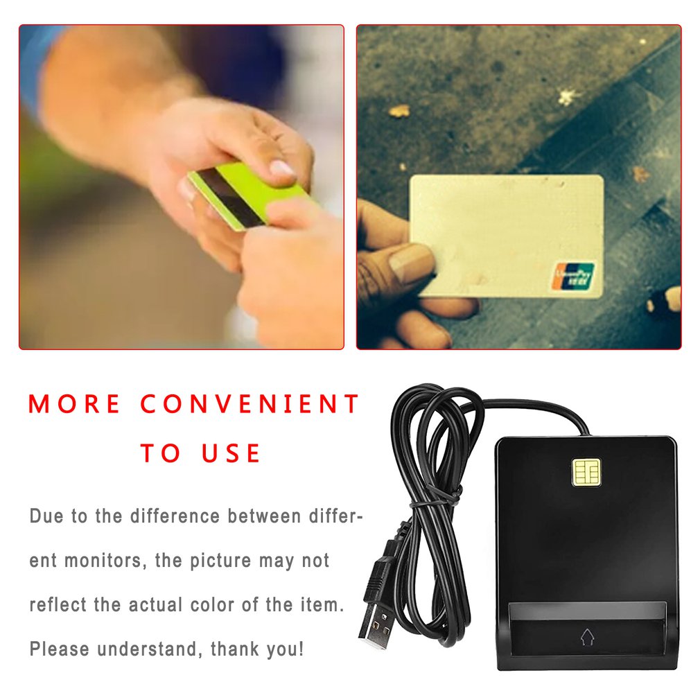 Multi USB 2.0 SIM Smart Card Reader For Bank Card IC/ID EMV SD TF MMC Cardreaders USB-CCID ISO 7816 for Windows 7 8 10 Linux OS