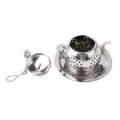 Stainless Steel Teapot Shape Tea Infuser Spice Flower Tea Strainer Herbal Filter Kitchen Teaware Accessories Tea Ball Teesieb