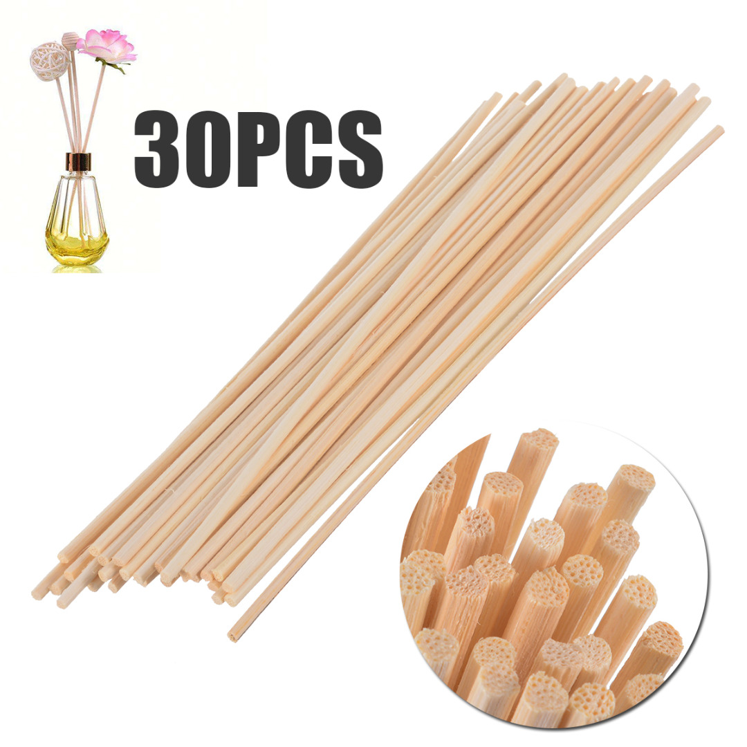 30Pcs/100Pcs Natural Reed Fragrance Aroma Oil Diffuser Rattan Sticks Perfume volatiles For Home Decoration