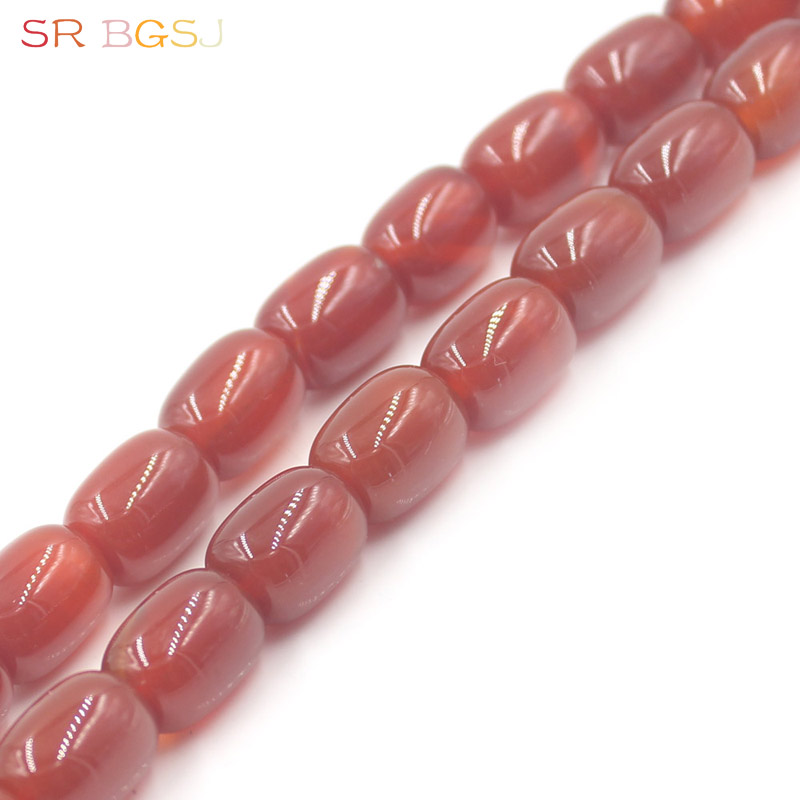 Free Shipping 10x14mm Natural Gems Stone Column Beads Jewelry Making DIY Agat Onyx Spacer Big 15"